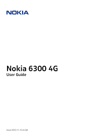 Manual - Nokia 6300 4G - KaiOS - Device ...