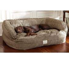 fleece lined deep dish dog bed with memory foam krovati dlya sobak komnaty dlya sobak koshachi krovati