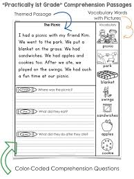 Practically 1st Grade Reading Comprehension Passages And Questions Education To The Core 1st Grade Reading Worksheets Reading Comprehension Worksheets Reading Worksheets