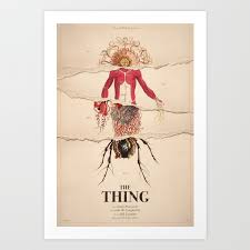 Maybe you would like to learn more about one of these? The Thing Alternative Film Poster Art Print By Dgrahamdesign Society6