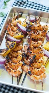 Grilled Shrimp Kabobs With Orange Glaze Recipe Shrimp Kabobs Grilled Shrimp Kabobs Pork Rib Recipes