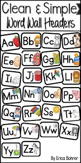 Can T Set Headers After They Are Sent Word Wall Headers With Pictures Clean And Simple Classroom Decor Word Wall Headers Cheap Wall Decor Word Wall