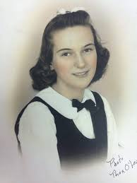 Found this photo in the recently created Thomas O'Leary Collection. This  person look familiar to me and indeed it's my mother's 8th Grade photo:  Clare F. Gorman ca 1936