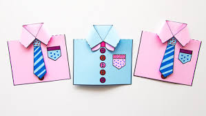Simply cut out the desired shape (are you going for skinny black tie? How To Make A Father S Day Shirt Card Template The Printables Fairy