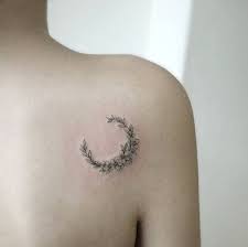Moon Tattoo Floral Moon Tattoo Tattoos For Women