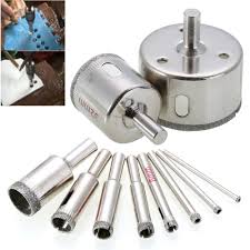 Shop diamond hole saw for drilling holes in porcelain tile, granite, marble, concrete block, concrete and masonry. Generic 10pcs Diamond Hole Saw Marble Drill Bit Set 3 50mm For Glass Ceramic Tile Drilling Tools Buy Online In Dominica At Dominica Desertcart Com Productid 125623245