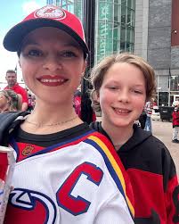 NJ Devils autograph signing. Thanks for hooking us up, Jon!!!