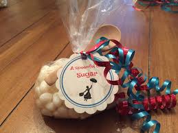 Thank You Gift Ideas For Birthday Party Spoonful Of Sugar Favors For Cast Of Mary Poppins Mary Poppins Party Cast Gifts Mary Poppins Cast