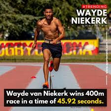 Van niekerk set the current world record over the distance in a sensational. Wayde Van Niekerk Track And Field Sprinter Biography Career Info Achievements 400m World Record Wayde Van Niekerk Track And Field
