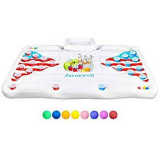 Amazon Com Jasonwell Beer Pong Pool Float Inflatable Floating Beer Pong Table Party Pool Lounge Ra Floating Beer Pong Table Beer Pong Tables Beer Pong Float