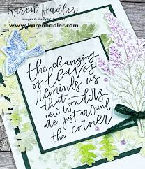 Making your cards for your friends and family can be an enjoyable hobby. Blackberry Beauty Changing Leaves Global Stampin Video Hop Karen Hadler Stamping Bees