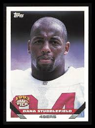 Dana Stubblefield 1993 Topps #436 San Francisco 49ers