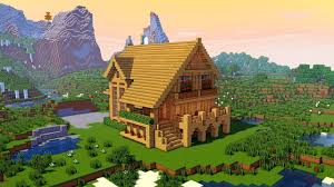 Minecraft How To Build A Large Wooden Mansion Tutorial Https Cstu Io 192cf5 Amazing Minecraft Minecraft Mansion Minecraft Blueprints