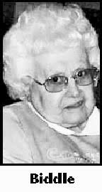 Betty Biddle Obituary (2005)