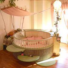 They have an unusual design and come with a canopy. Amazing Bedroom For A Baby Girl Fairy Bedroom Baby Girl Room Little Girl Rooms