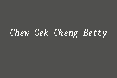 Betty chew (betty chew gek cheng) is a malaysian chinese lawyer and politician born on august 15, 1964, in tengkera, malacca, malaysia. Chew Gek Cheng Betty Lawyer In Jalan Sultan Ahmad Shah