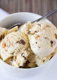 Malted Vanilla Ice Cream With Peanut Brittle Milk Chocolate Chunks Brown Eyed Baker Recipe Ice Cream Homemade Ice Cream Frozen Desserts