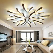 Different types of ceiling flush mount lights serve various functions. Newest 12 Lights Elegant Modern Flush Mount Ceiling Lights Living Room Dining Room Bedroom Study Lightingo Co Uk