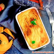 Low Carb Kurbis Quarkauflauf Gesundes Susses Auflauf Rezept