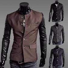 Buy A Latest Collection Of Winter Cloth Jacket Wool Blazer Coat Long Coat Warm Cloth Leather Jacket Men Leather Blazer Jacket Leather Jacket