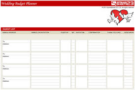 Free Wedding Budget Planner Template For Excel