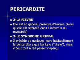 1) hospit si ≥1 facteur majeur (<20% des cas) = fièvre >38, symptomes depuis plusieurs j/sem avec début subaigu, épanchement abondant (>2 cm)/tamponnade, résistance aux ains depuis 1 sem. Pericardite Ppt Video Online Telecharger
