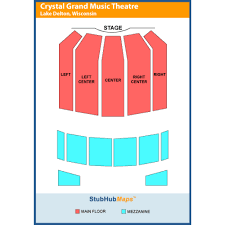 Studious Crystal Grand Theater Seating Chart Blue Man Group