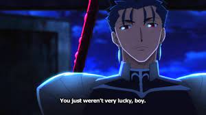 What is this.155 character limit thing that keeps decreasing.well whatever i'm of the. Fate Stay Night Lancer Trailer Youtube