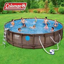 Coleman 22 X52 Power Steel Swim Vista Ii Swimming Pool Set Walmart Com Swimming Pools Coleman Pool Pool