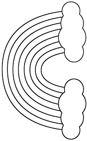 Rainbow Black And White Photos Of Coloring Pictures Of Rainbows Without Clouds Clipart Wikiclipart Stroke rainbow behind a cloud. rainbow black and white photos of coloring pictures of rainbows without clouds clipart wikiclipart