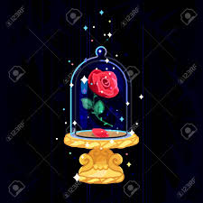 Maybe you would like to learn more about one of these? Beauty And The Beast Rose In Glass Clipart