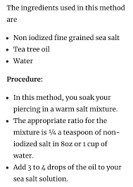 Tea Tree Oil Piercing Solution Tea Tree Oil Uses Tea Tree Oil Oil Uses