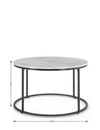 Coffee tables make the perfect focal point in lounges and living rooms. Farley Round Coffee Table M S