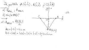 Deci vei obtine punctele a(1,0) si b(7,0) distanta ab va fi egala cu : Aria Triunghiului Format De Gf Cu Axele Xoy Distanta De La O La Gf Youtube