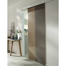 Remplacer porte par porte coulissante. Systeme Coulissant Pour Pose Applique Porte Verre Geom Kidal Castorama