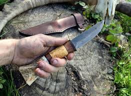 Couteau Unique D Inspiration Nordique Forge A La Main Avec Etui En Cuir Source Couteau Forge Nordique Viking Bushcraft Outdoor Couteau Etui En Cuir Viking