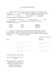 Nama lengkap para ahli waris. Contoh Surat Keterangan Ahli Waris Masih Hidup Contoh Lif Co Id