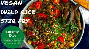 Healthy stir fry recipes can include a variety of low carb vegetables, tasty marinades, and different types of meats. Wild Rice Stir Fry The Best Wild Rice Stir Fry For Dr Sebi S Alkaline Diet Easy Wild Rice Recipe Youtube