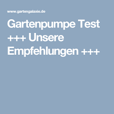 Pin Auf Gartenpumpe