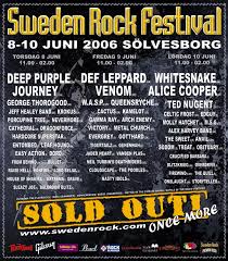 Sweden's hottest rock and metal music festival each year for four days, a picturesque town on the today, the area sees … sweden rock festival 2019 norjebokevägen 2, 294 76 sölvesborg. Sweden Rock Festival 2006 08 06 2006 3 Days Solvesborg Blekinge Sweden Concerts Metal Calendar