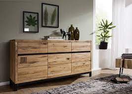 Kommoden und sideboards waren in den 60er und 70er jahren des vergangenen jahrhunderts der letzte schrei. Sideboard Wildeiche 175 Versandfrei Kaufen Massivmoebel24