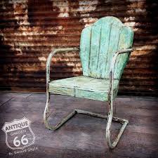 1960 s アメリカヴィンテージ シャビーシック シェルバック ガーデンチェア グリーン c 150 085 antique style アンスタ アメリカ買付けのヴィンテージ アンティークのおみせ powered by base ヴィンテージ ガーデンチェア アンスタ