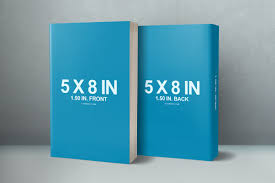 Download 5 X 8 Front Back Cover Paperback Mockup Covervault Book Cover Template Graphic Design Brochure Back Cover Design