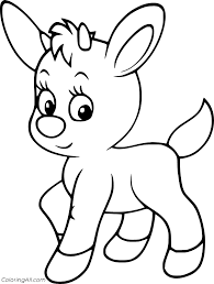 You can use our amazing online tool to color and edit the following baby goat coloring pages. Cute Baby Goat Coloring Page Coloringall