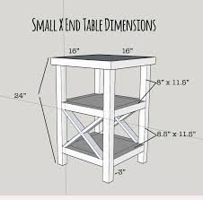 Makeover Monday Small X End Table Free Plans Furniture Diy Diy Furniture Home Diy