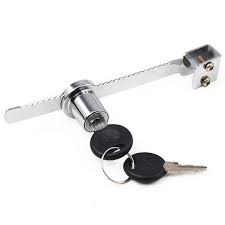 2016 Plunger Lock Push Lock With 2 Key For Sliding Glass Door Showcase Lock Furniture Cabinet Lock Terrarium Display Reptile Terrarium Glass Door Lock