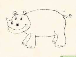 How To Draw A Cartoon Hippo 5 Steps With Pictures Wikihow If you look at the sketched image above, you are probably wondering why i am teaching how to draw perry the platypus when i'm such an awful artist. how to draw a cartoon hippo 5 steps