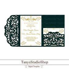 Wedding Invitation Template Svg Dxf Ai Crd Eps Laser Etsy Wedding Invitation Templates Wedding Invitations Invitations