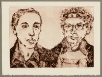Mary Davis, from the portfolio Portraits, Artists, Friends: Drypoints,  Etchings, Woodcuts of Oregon