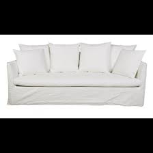 Teddy sofa from £1,250 from £1,125. Marcella Slip Cover 3 Seat Sofa White Linen Sofas Seating Seating Seating Ido Interior Design Online